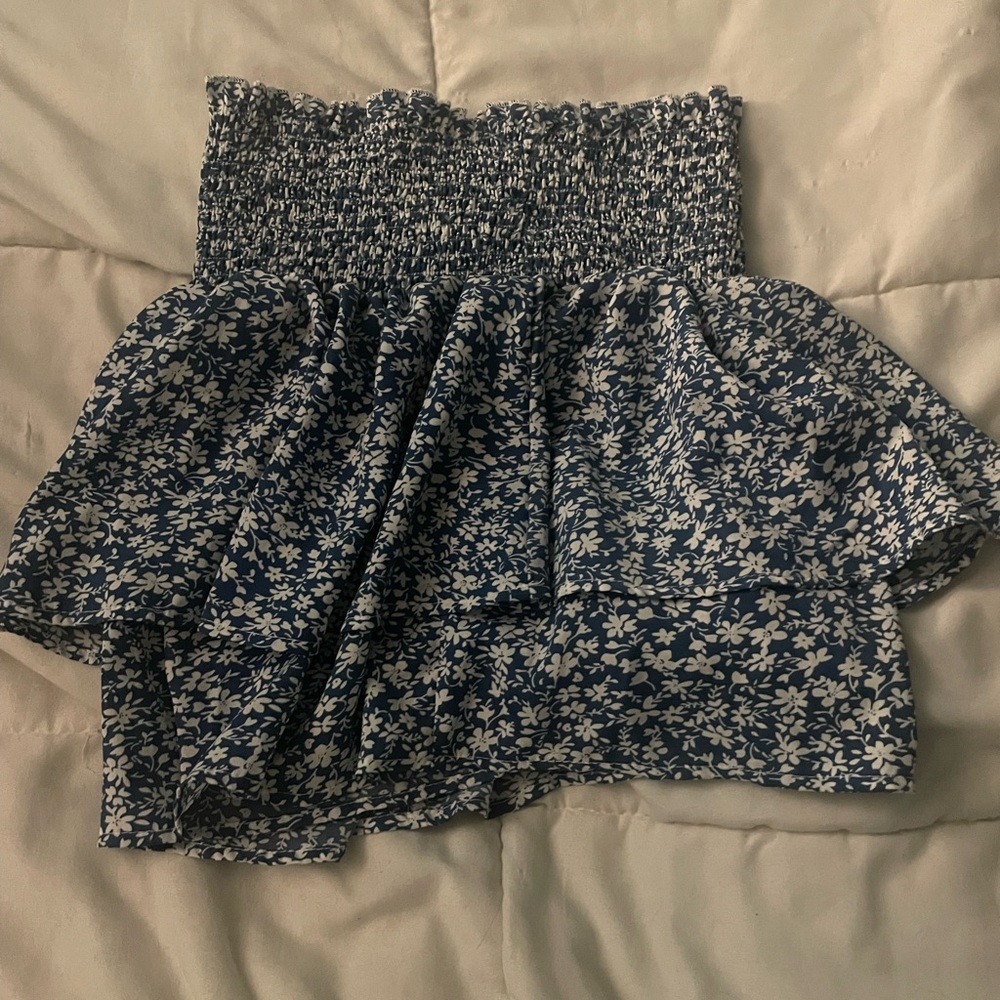 Blue skort